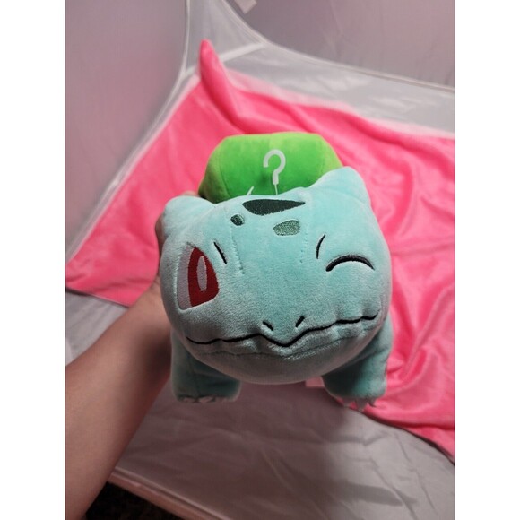Pokemon BULBASAUR Plush 8” Winking Figure 2020 WCT Wicked Cool Toys - Picture 8 of 8